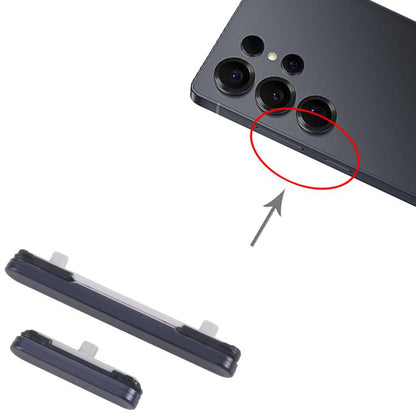 For Samsung Galaxy S25 Ultra SM-S938B 10pcs Power Button and Volume Control Button (Black) -  by buy2fix | Online Shopping UK | buy2fix