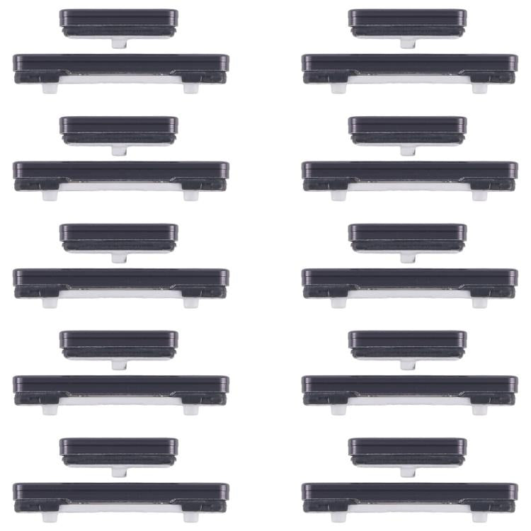 For Samsung Galaxy S23 SM-S911B 10pcs Power Button and Volume Control Button (Black) -  by buy2fix | Online Shopping UK | buy2fix
