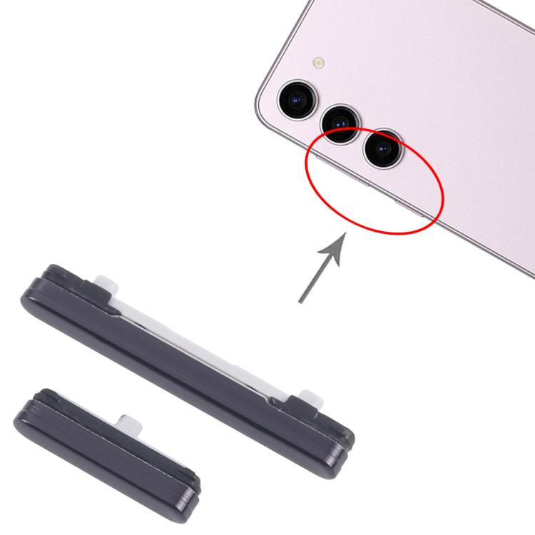 For Samsung Galaxy S23 SM-S911B 10pcs Power Button and Volume Control Button (Black) -  by buy2fix | Online Shopping UK | buy2fix
