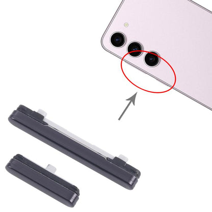 For Samsung Galaxy S23 SM-S911B 10pcs Power Button and Volume Control Button (Black) -  by buy2fix | Online Shopping UK | buy2fix