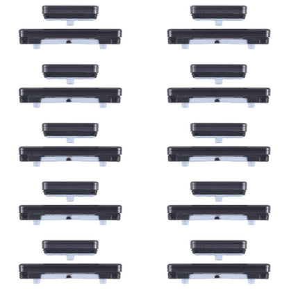 For Samsung Galaxy S23 Ultra SM-S918B 10pcs Power Button and Volume Control Button (Black) -  by buy2fix | Online Shopping UK | buy2fix