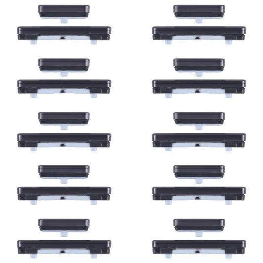 For Samsung Galaxy S23 Ultra SM-S918B 10pcs Power Button and Volume Control Button (Black) -  by buy2fix | Online Shopping UK | buy2fix