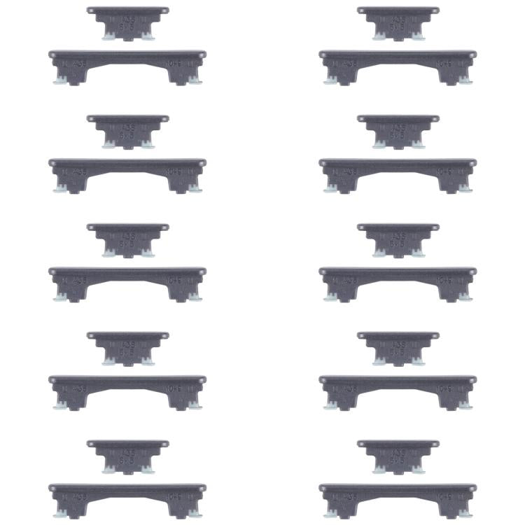 For Samsung Galaxy A36 SM-A366B 10pcs Power Button and Volume Control Button (Black) - Home key & Side Key by buy2fix | Online Shopping UK | buy2fix