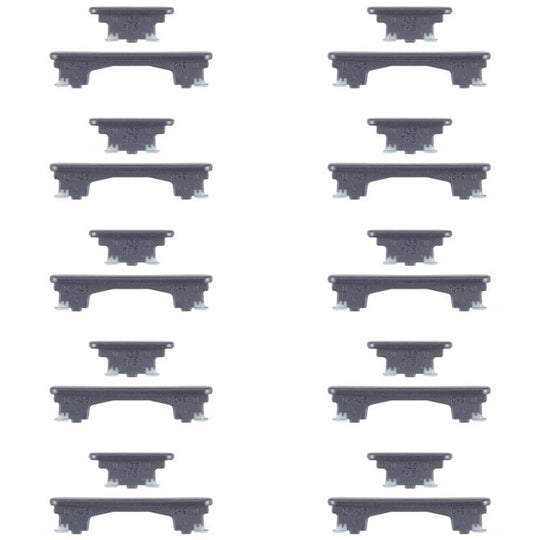 For Samsung Galaxy A36 SM-A366B 10pcs Power Button and Volume Control Button (Black)