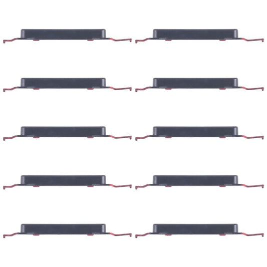 For Samsung Galaxy A16 5G SM-A166B 10pcs Volume Control Button (Black) - Home key & Side Key by buy2fix | Online Shopping UK | buy2fix