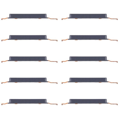For Samsung Galaxy M16 SM-M166P 10pcs Volume Control Button (Black) - Home key & Side Key by buy2fix | Online Shopping UK | buy2fix