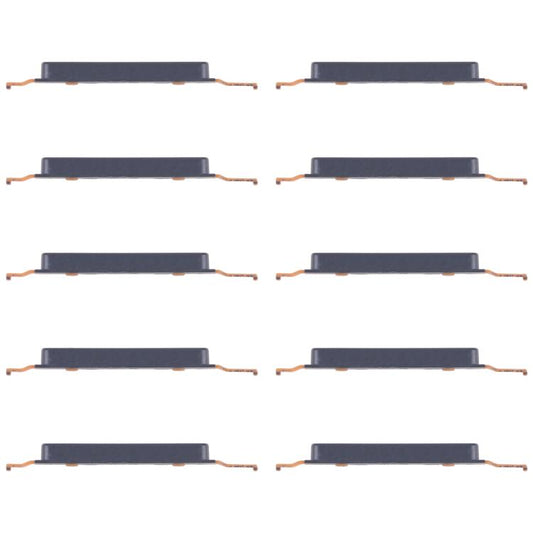 For Samsung Galaxy M16 SM-M166P 10pcs Volume Control Button (Black) - Home key & Side Key by buy2fix | Online Shopping UK | buy2fix