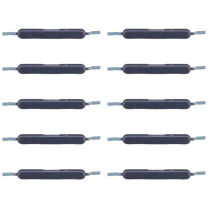 For Samsung Galaxy M06 SM-M066B 10pcs Volume Control Button (Black) - Home key & Side Key by buy2fix | Online Shopping UK | buy2fix