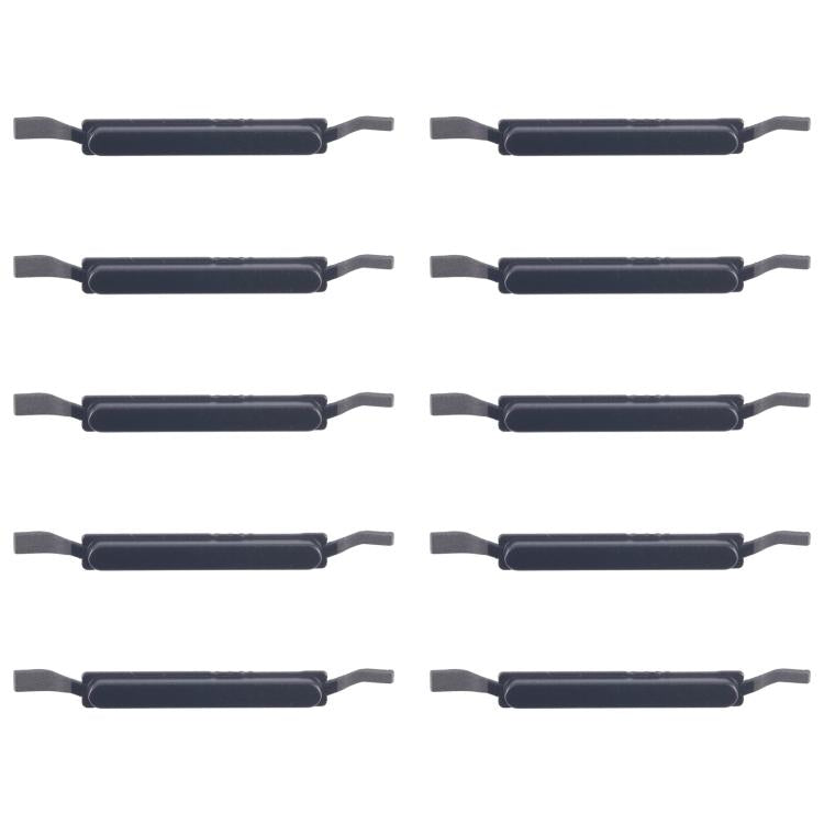 For Samsung Galaxy A06 5G SM-A066B 10pcs Volume Control Button (Black) - Home key & Side Key by buy2fix | Online Shopping UK | buy2fix