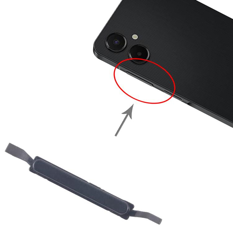 For Samsung Galaxy A06 5G SM-A066B 10pcs Volume Control Button (Black) - Home key & Side Key by buy2fix | Online Shopping UK | buy2fix