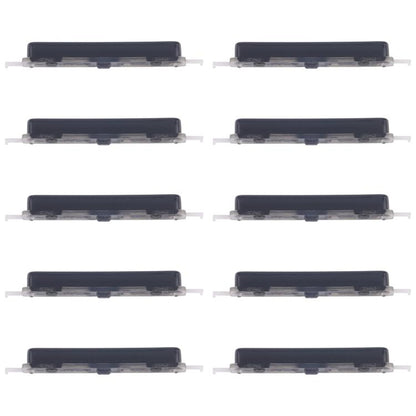 For Samsung Galaxy A14 SM-A145F 10pcs Volume Control Button (Black) - Home key & Side Key by buy2fix | Online Shopping UK | buy2fix