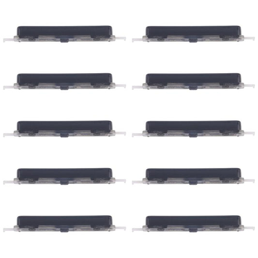 For Samsung Galaxy A14 SM-A145F 10pcs Volume Control Button (Black) - Home key & Side Key by buy2fix | Online Shopping UK | buy2fix
