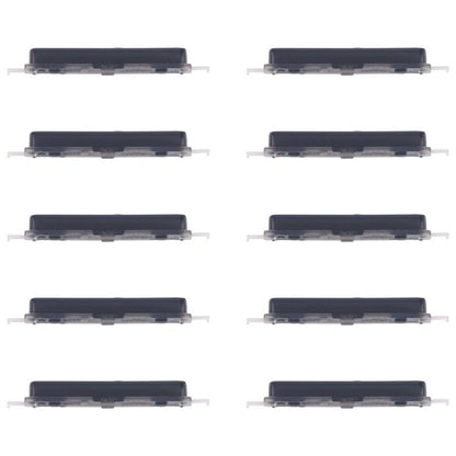For Samsung Galaxy A14 5G SM-A146B 10pcs Volume Control Button (Black) - Home key & Side Key by buy2fix | Online Shopping UK | buy2fix