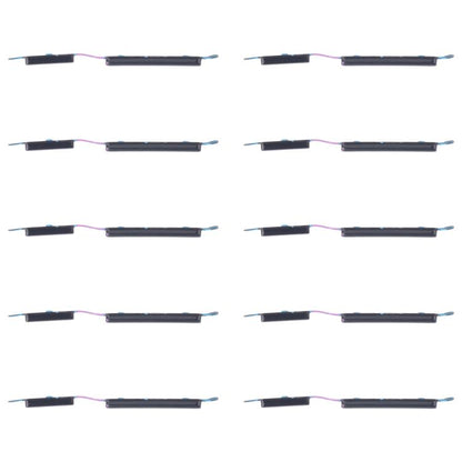 For Samsung Galaxy A04e SM-A042F 10pcs Power Button and Volume Control Button (Black) - Home key & Side Key by buy2fix | Online Shopping UK | buy2fix