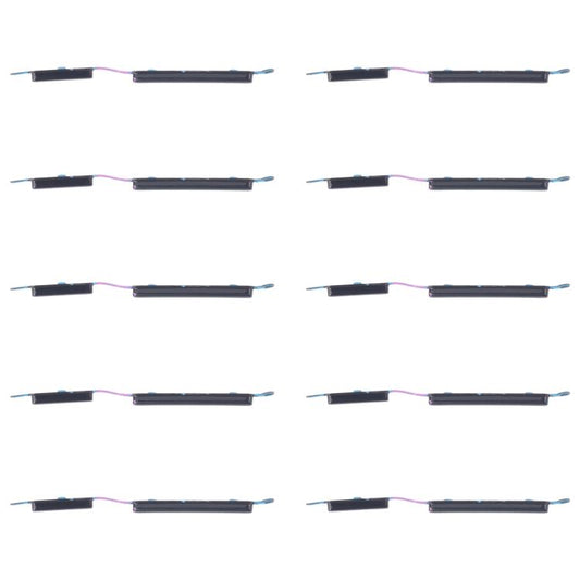 For Samsung Galaxy A04e SM-A042F 10pcs Power Button and Volume Control Button (Black) - Home key & Side Key by buy2fix | Online Shopping UK | buy2fix