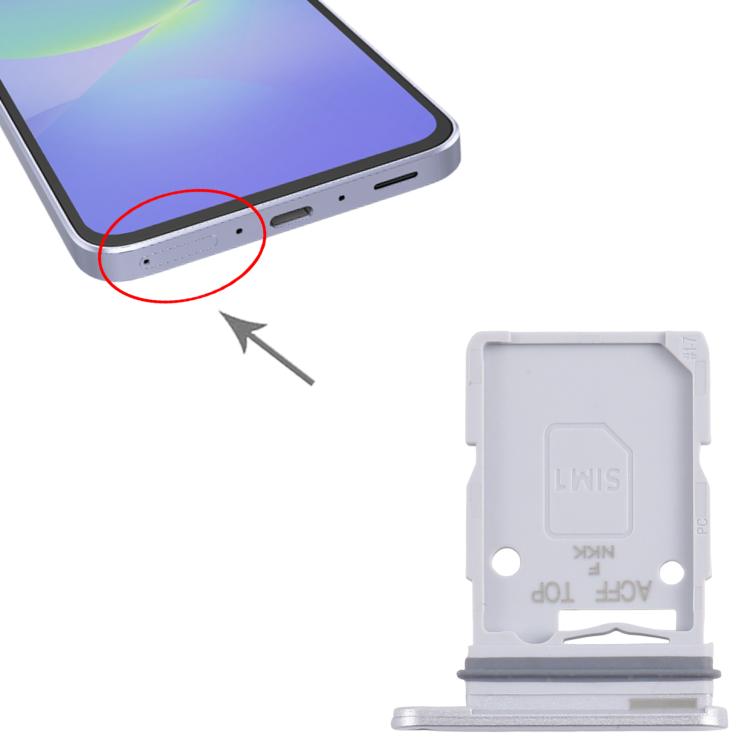 For Samsung Galaxy A36 SM-A366U Original SIM Card Tray (Silver) - Card Tray by buy2fix | Online Shopping UK | buy2fix