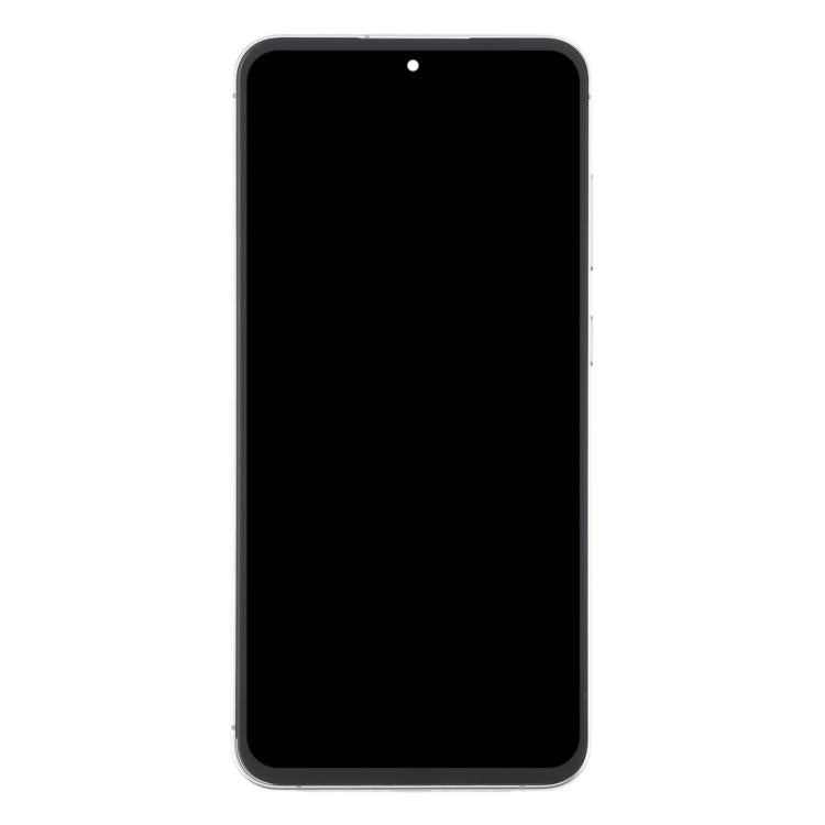 For Samsung Galaxy S24 FE SM-S721B OLED LCD Screen Digitizer Full Assembly with Frame (Silver) -  by buy2fix | Online Shopping UK | buy2fix