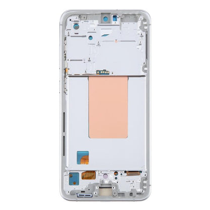For Samsung Galaxy S24 FE SM-S721B OLED LCD Screen Digitizer Full Assembly with Frame (Silver) -  by buy2fix | Online Shopping UK | buy2fix