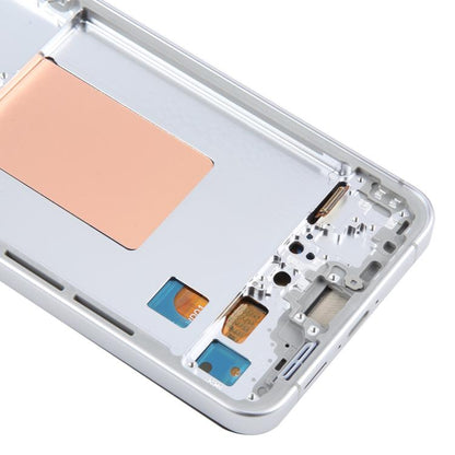 For Samsung Galaxy S24 FE SM-S721B OLED LCD Screen Digitizer Full Assembly with Frame (Silver) -  by buy2fix | Online Shopping UK | buy2fix