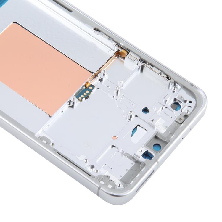 For Samsung Galaxy S24 FE SM-S721B OLED LCD Screen Digitizer Full Assembly with Frame (Silver) -  by buy2fix | Online Shopping UK | buy2fix