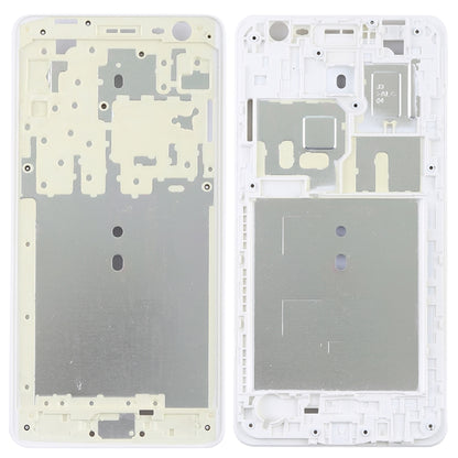 For Galaxy J3 Pro Front Housing LCD Frame Bezel (White) - Frame Bezel Plate by buy2fix | Online Shopping UK | buy2fix
