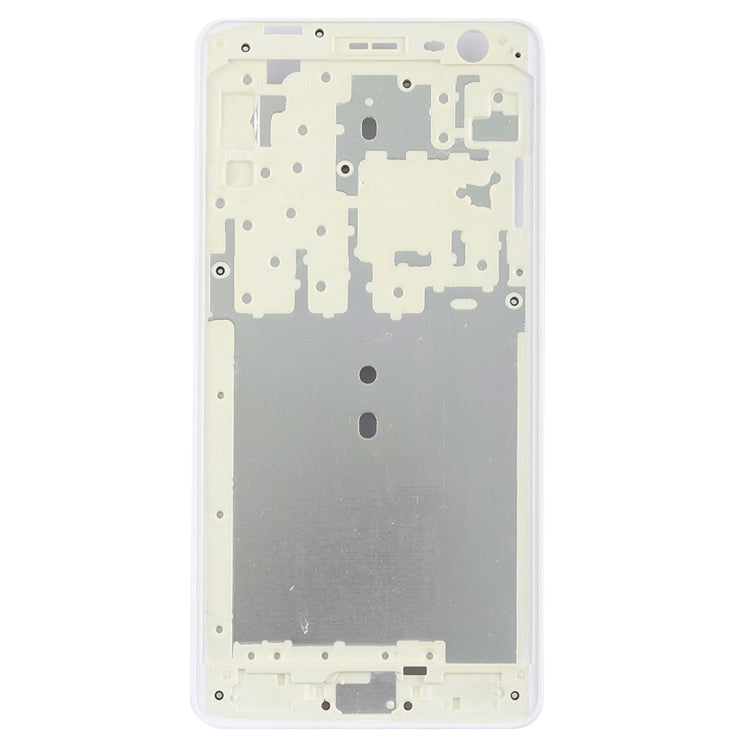 For Galaxy J3 Pro Front Housing LCD Frame Bezel (White) - Frame Bezel Plate by buy2fix | Online Shopping UK | buy2fix