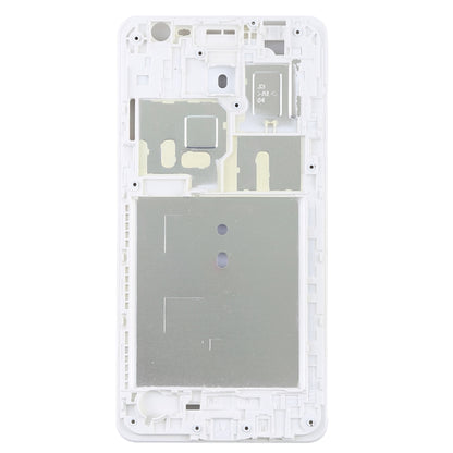 For Galaxy J3 Pro Front Housing LCD Frame Bezel (White) - Frame Bezel Plate by buy2fix | Online Shopping UK | buy2fix