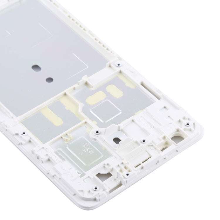 For Galaxy J3 Pro Front Housing LCD Frame Bezel (White) - Frame Bezel Plate by buy2fix | Online Shopping UK | buy2fix
