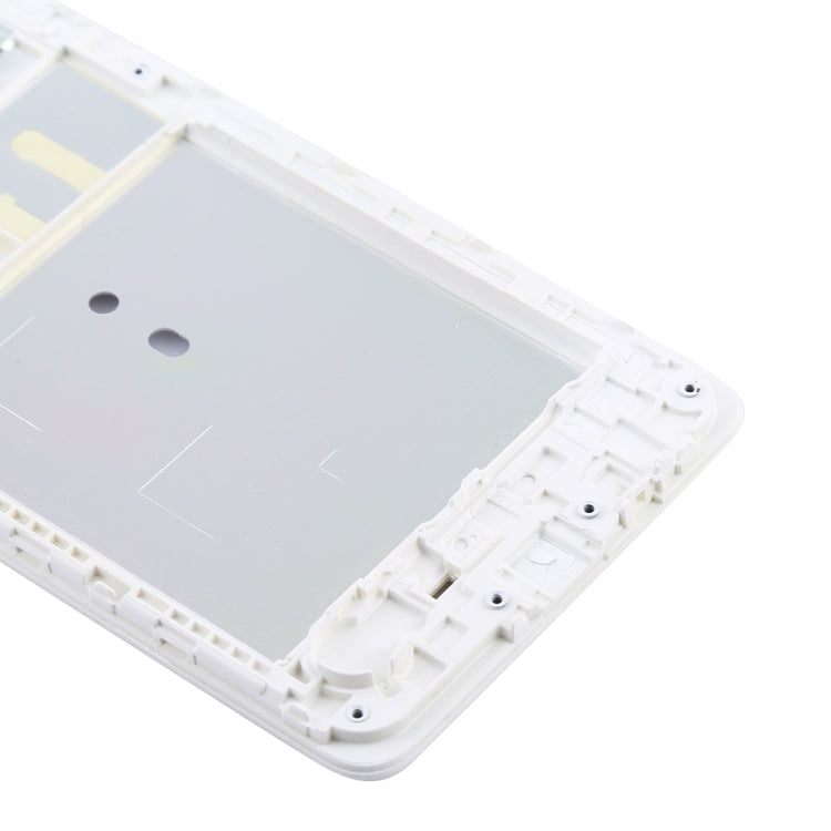 For Galaxy J3 Pro Front Housing LCD Frame Bezel (White) - Frame Bezel Plate by buy2fix | Online Shopping UK | buy2fix