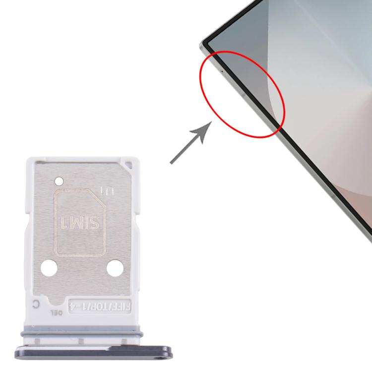 For Samsung Galaxy Z Fold7 SM-F966B EU Version Original SIM + SIM Card Tray (Black) - Card Tray by buy2fix | Online Shopping UK | buy2fix