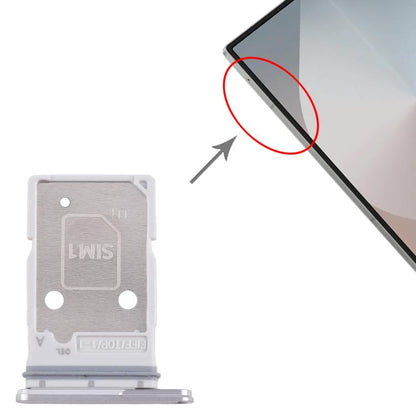 For Samsung Galaxy Z Fold7 SM-F966B EU Version Original SIM + SIM Card Tray (Silver) - Card Tray by buy2fix | Online Shopping UK | buy2fix