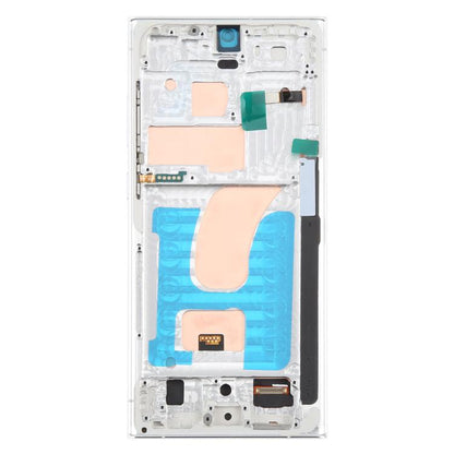For Samsung Galaxy S23 Ultra SM-S918B 6.72 inch TFT LCD Screen Digitizer Full Assembly with Frame, Not Supporting Fingerprint Identification (Silver) -  by buy2fix | Online Shopping UK | buy2fix