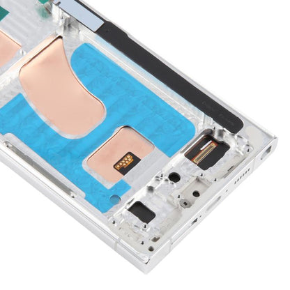 For Samsung Galaxy S23 Ultra SM-S918B 6.72 inch TFT LCD Screen Digitizer Full Assembly with Frame, Not Supporting Fingerprint Identification (Silver) -  by buy2fix | Online Shopping UK | buy2fix