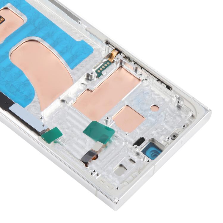 For Samsung Galaxy S23 Ultra SM-S918B 6.72 inch TFT LCD Screen Digitizer Full Assembly with Frame, Not Supporting Fingerprint Identification (Silver) -  by buy2fix | Online Shopping UK | buy2fix