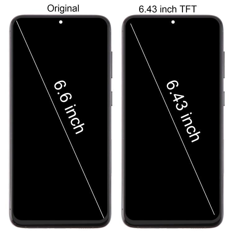 For Samsung Galaxy S23+ SM-S916B 6.43 inch TFT LCD Screen Digitizer Full Assembly with Frame, Not Supporting Fingerprint Identification (Silver) -  by buy2fix | Online Shopping UK | buy2fix