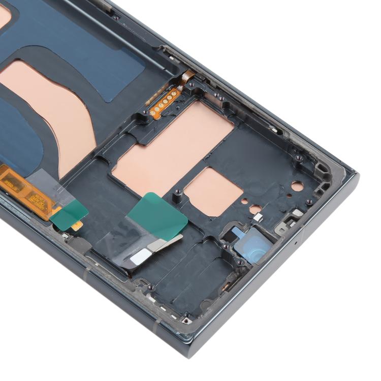 For Samsung Galaxy S22 Ultra SM-S908B 6.72 inch TFT LCD Screen Digitizer Full Assembly with Frame, Not Supporting Fingerprint Identification (Green) -  by buy2fix | Online Shopping UK | buy2fix