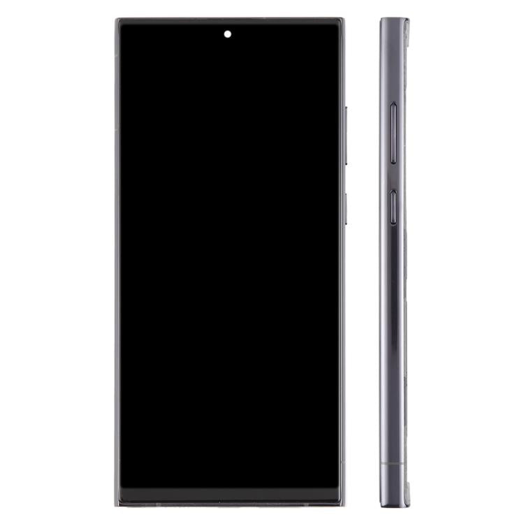 For Samsung Galaxy S22 Ultra SM-S908B 6.72 inch TFT LCD Screen Digitizer Full Assembly with Frame, Not Supporting Fingerprint Identification (Grey) -  by buy2fix | Online Shopping UK | buy2fix