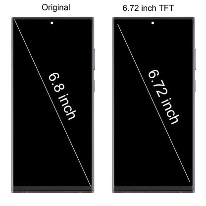 For Samsung Galaxy S22 Ultra SM-S908B 6.72 inch TFT LCD Screen Digitizer Full Assembly with Frame, Not Supporting Fingerprint Identification (Green) -  by buy2fix | Online Shopping UK | buy2fix