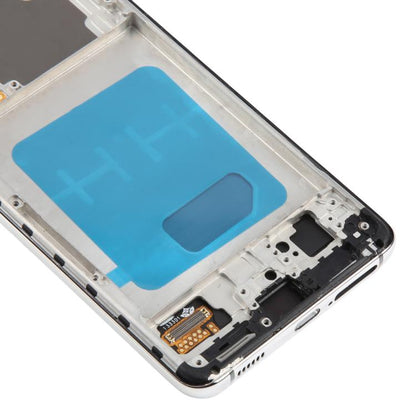 For Samsung Galaxy S21 5G SM-G991B 6.12 inch TFT LCD Screen Digitizer Full Assembly with Frame, Not Supporting Fingerprint Identification (Silver) - LCD Screen by buy2fix | Online Shopping UK | buy2fix