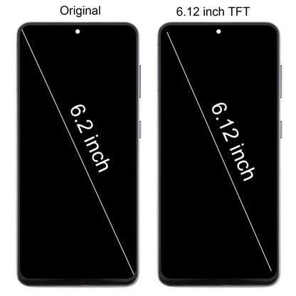 For Samsung Galaxy S21 5G SM-G991B 6.12 inch TFT LCD Screen Digitizer Full Assembly with Frame, Not Supporting Fingerprint Identification (Silver) - LCD Screen by buy2fix | Online Shopping UK | buy2fix