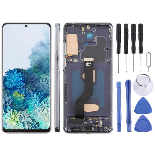 For Samsung Galaxy S20+ SM-G985F 6.58 inch TFT LCD Screen Digitizer Full Assembly with Frame, Not Supporting Fingerprint Identification (Grey) - LCD Screen by buy2fix | Online Shopping UK | buy2fix