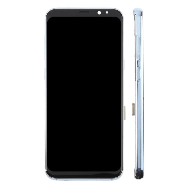 For Samsung Galaxy S8+ SM-G955F 6.18 inch TFT LCD Screen Digitizer Full Assembly with Frame (Blue) - LCD Screen by buy2fix | Online Shopping UK | buy2fix