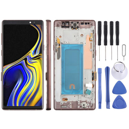 For Samsung Galaxy Note9 SM-N960F 6.33 inch TFT LCD Screen Digitizer Full Assembly with Frame (Gold) - LCD Screen by buy2fix | Online Shopping UK | buy2fix