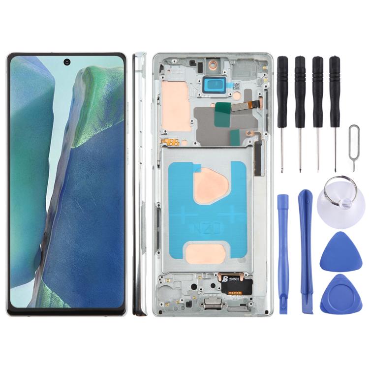 For Samsung Galaxy Note20 SM-N980F 6.6 inch TFT LCD Screen Digitizer Full Assembly with Frame, Not Supporting Fingerprint Identification (Green) - LCD Screen by buy2fix | Online Shopping UK | buy2fix