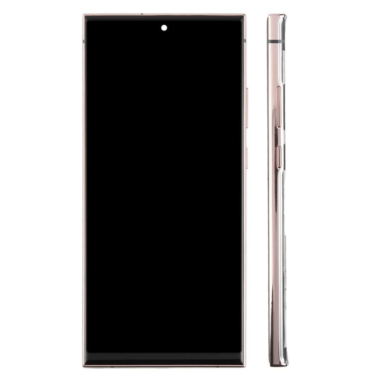 For Samsung Galaxy Note20 Ultra SM-N986B 6.72 inch TFT LCD Screen Digitizer Full Assembly with Frame, Not Supporting Fingerprint Identification (Gold) - LCD Screen by buy2fix | Online Shopping UK | buy2fix