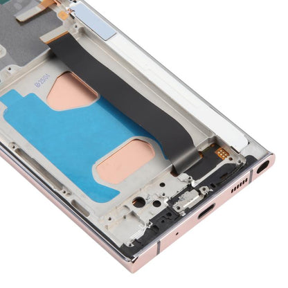 For Samsung Galaxy Note20 Ultra SM-N986B 6.72 inch TFT LCD Screen Digitizer Full Assembly with Frame, Not Supporting Fingerprint Identification (Gold) - LCD Screen by buy2fix | Online Shopping UK | buy2fix