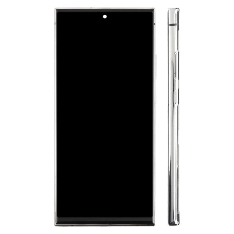 For Samsung Galaxy Note20 Ultra SM-N986B 6.72 inch TFT LCD Screen Digitizer Full Assembly with Frame, Not Supporting Fingerprint Identification (Silver) - LCD Screen by buy2fix | Online Shopping UK | buy2fix