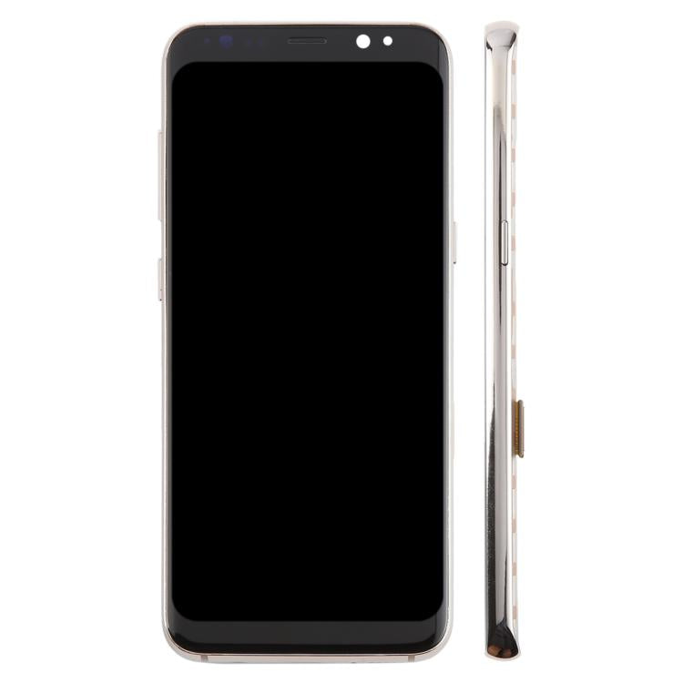 For Samsung Galaxy S8 SM-G950F 5.7 inch TFT LCD Screen Digitizer Full Assembly with Frame (Gold) - LCD Screen by buy2fix | Online Shopping UK | buy2fix