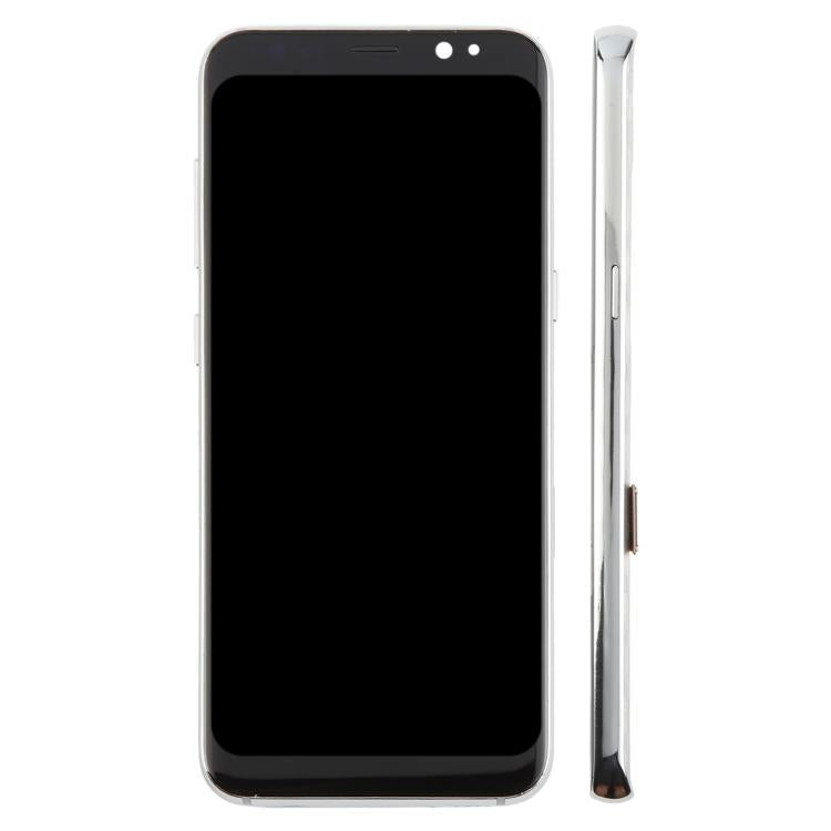 For Samsung Galaxy S8 SM-G950F 5.7 inch TFT LCD Screen Digitizer Full Assembly with Frame (Silver) - LCD Screen by buy2fix | Online Shopping UK | buy2fix