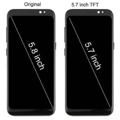 For Samsung Galaxy S8 SM-G950F 5.7 inch TFT LCD Screen Digitizer Full Assembly with Frame (Blue) - LCD Screen by buy2fix | Online Shopping UK | buy2fix